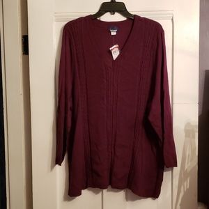 Plus Cable Knit Sweater